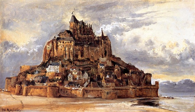 ARIA – Determinanti – Urbanizzazione / Pierre Étienne Théodore Rousseau  (1812-1867): Mont Saint Michel 