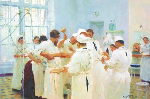 ARIA - Impatti – Salute / Ilya Repin (1844-1930): Pavlov in the operating theatre