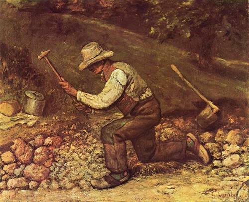 ARIA - Pressioni – Attività estrattive / Gustave Courbet (1819–1877): Stone breaker