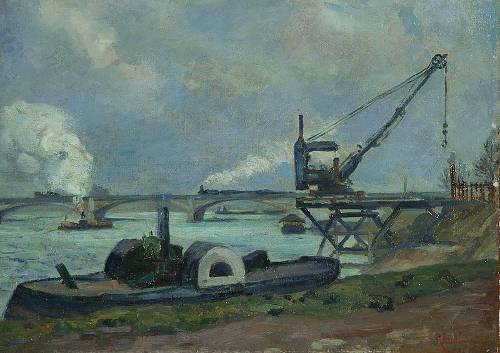 ARIA - Pressioni – Cantieri di lavoro / Jean-Baptiste Armand Guillaumin (1841-1927): La Seine a Paris