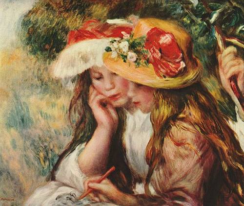 ARIA – Risposte – Progetti / Pierre-Auguste Renoir (1841-1919): Two girls reading