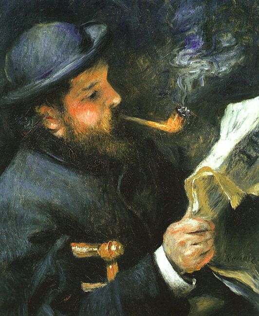 ARIA - Stato – Odori / Pierre-Auguste Renoir (1841-1919):  Claude Monet reading