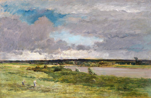 ARIA - Stato – Serie storiche dati / Charles-François Daubigny (1817–1878): The Coming Storm; Early Spring