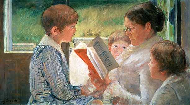 ARIA – Utilità – Domande più frequenti / Mary Cassatt (1844-1926): Mrs. Cassatt reading to her grandchildren