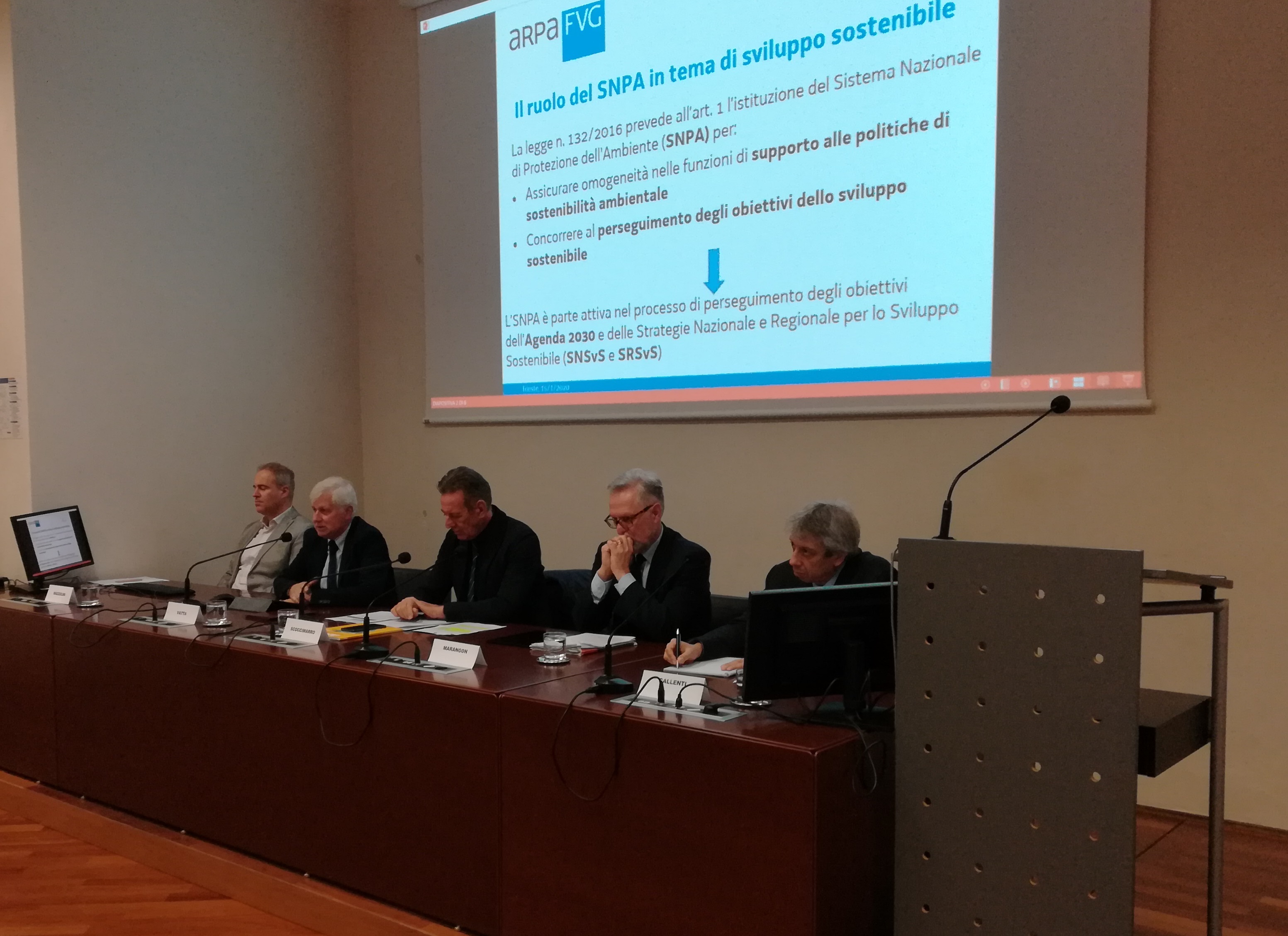 Trieste - Conferenza stampa di presentazione della Strategia regionale sviluppo sostenibile