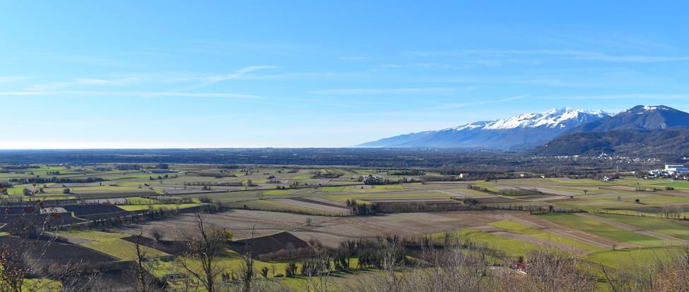 Panoramica dal Castello di Toppo. Foto di Claudia Meloni