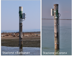 Le stazioni di monitoraggio nella Laguna di Marano e Grado