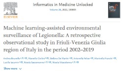 Machine learning-assisted environmental surveillance of Legionella: A retrospective observational study in Friuli-Venezia Giulia region of Italy in the period 2002–2019