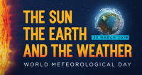 banner WMO - Giornata Mondiale della Meteorologia 2019