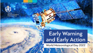 banner del World Meteorological Day 2022 - Early Warning and Early Action