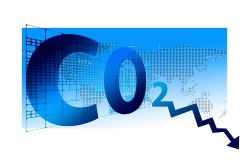 immagine simbolica che rappresenta la riduzione della CO2