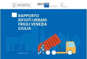 Rapporto rifiuti urbani Friuli Venezia Giulia